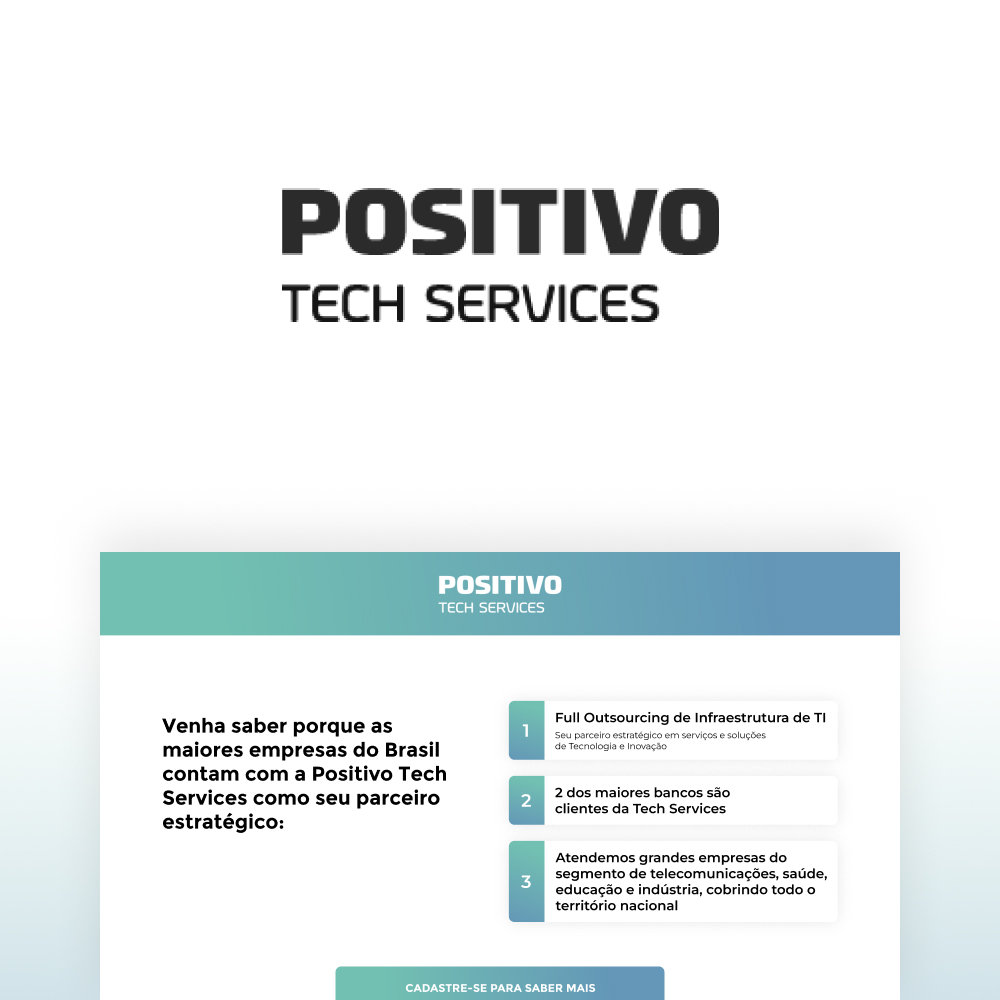 Positivo Tech Services - LandingPage